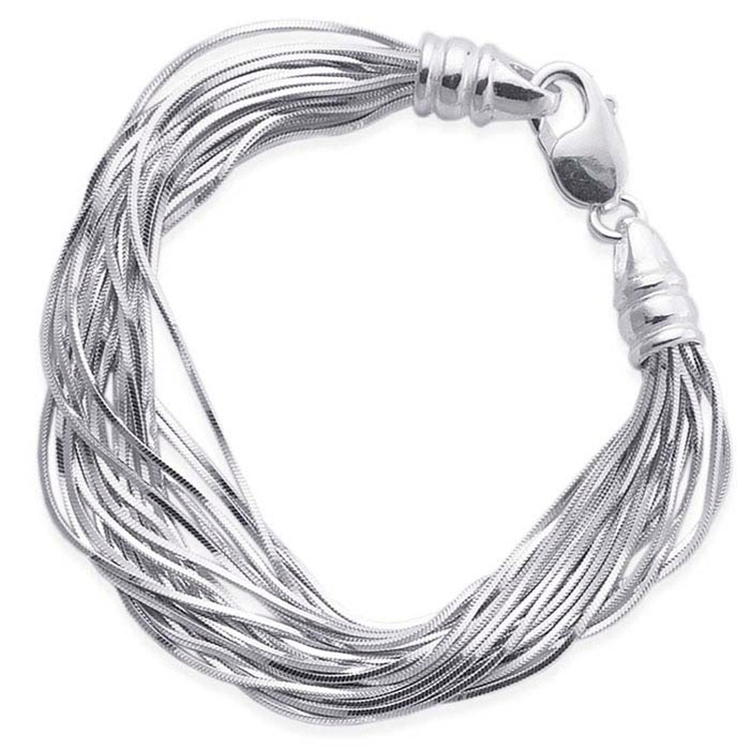 Italian Liquid Silver Bracelet
