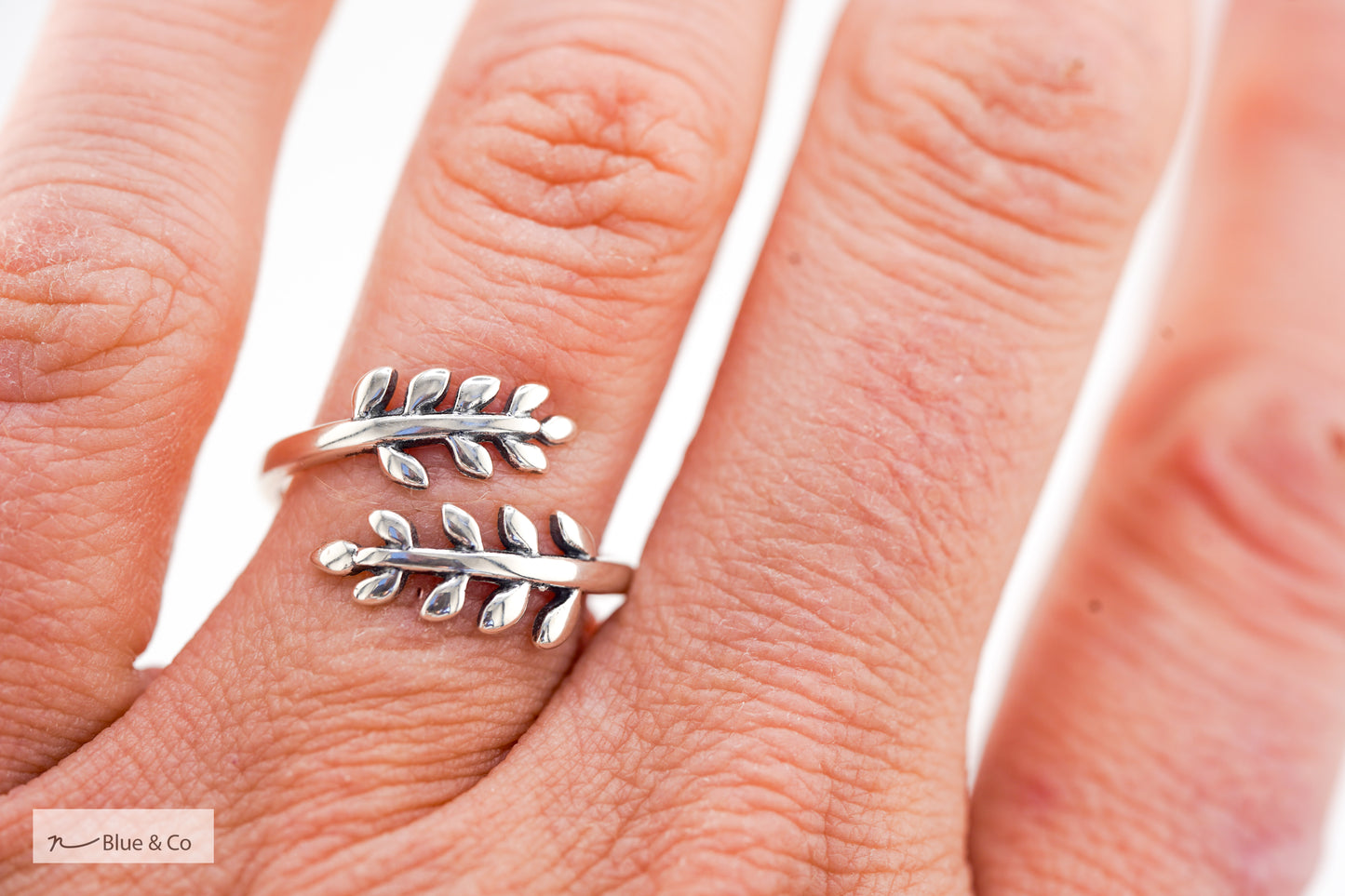 Twin Branches Adjustable Ring