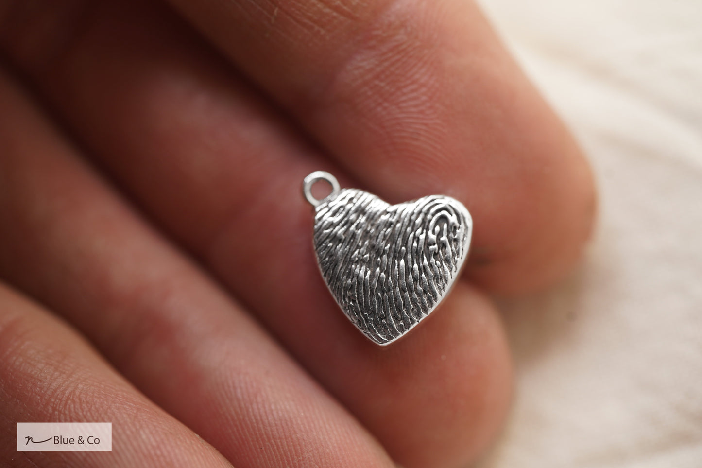 Imprinted Pendant, Small Circle